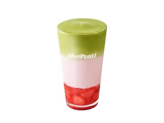 Strawberry Matcha Foam Latte.