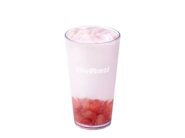 Iced Strawberry Latte.