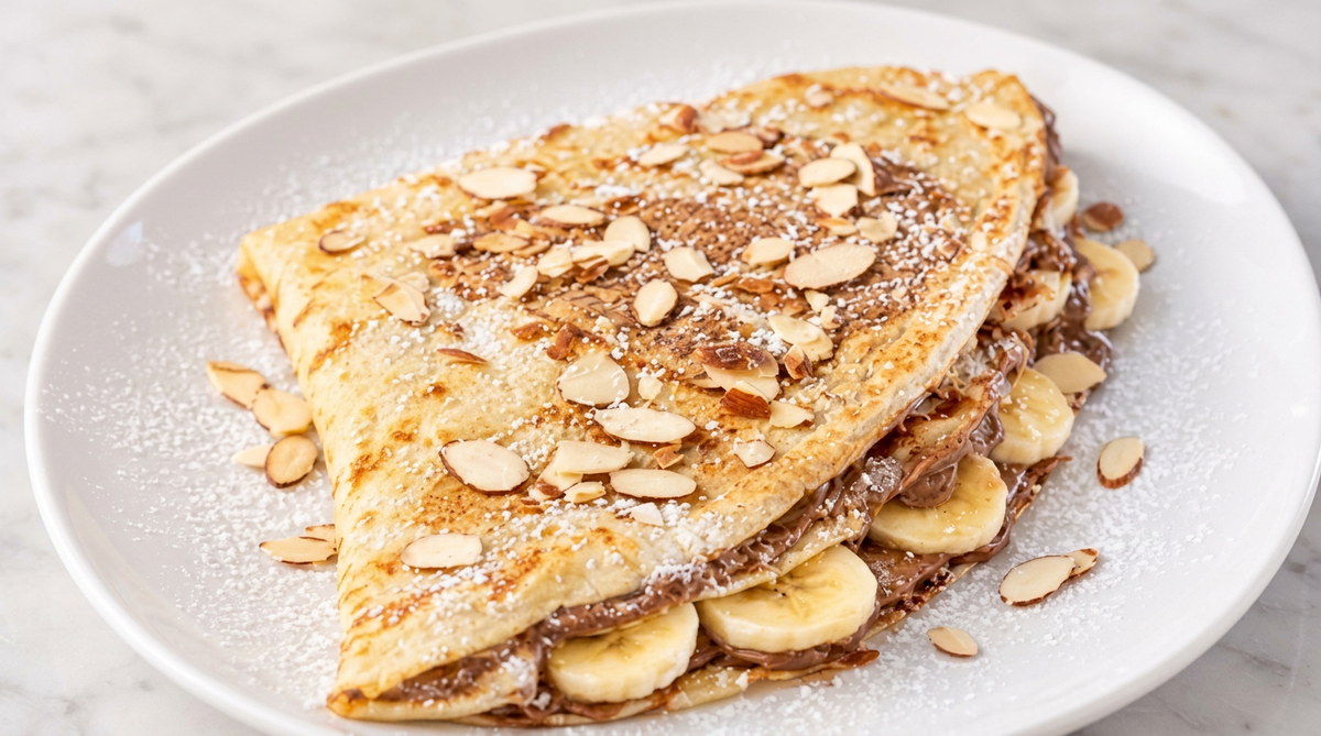 Almondine Crepe