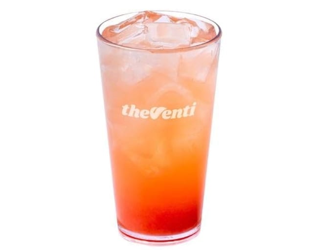 Iced Honey Grapefruit Tea.