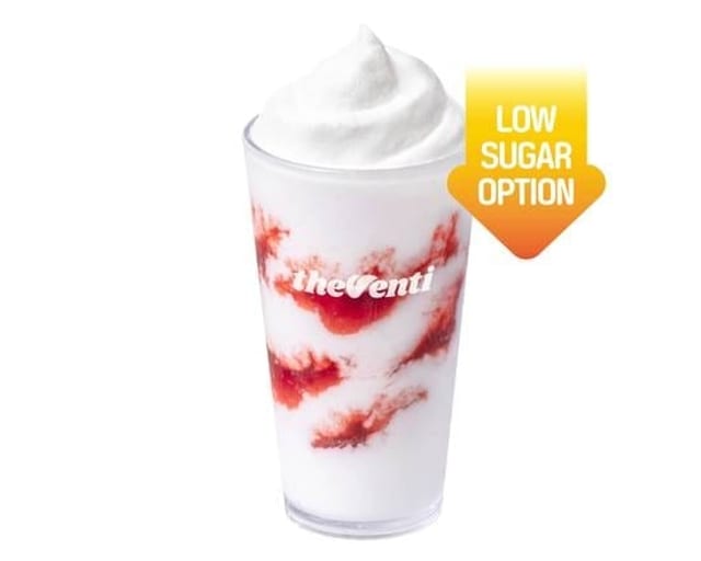 Strawberry Yogurt Smoothie (Low Sugar).