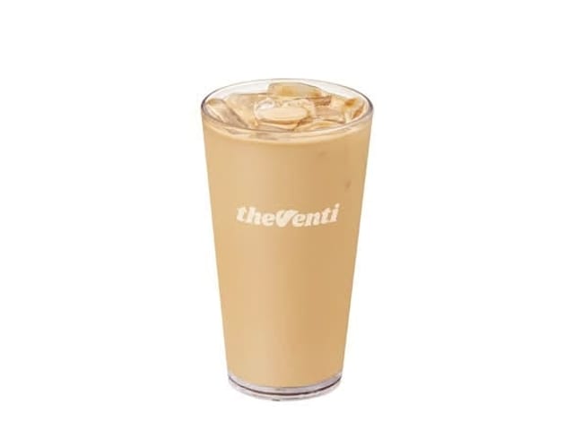Iced Hazelnut Deep Latte.