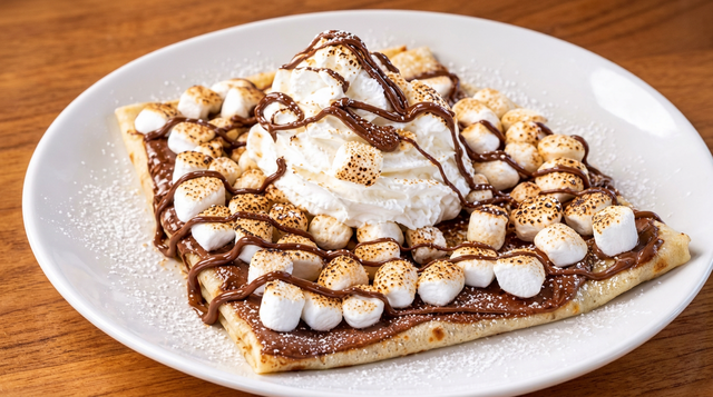 S'mores Crepe.